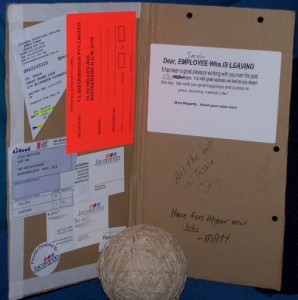 Farewell Card & gift