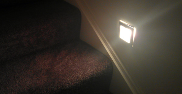 Fancy stair lights!